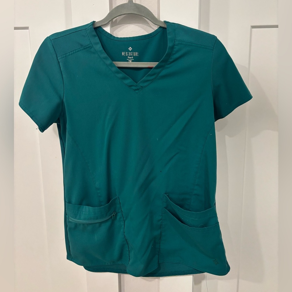 Med Couture Touch Collection Green Scrub Set